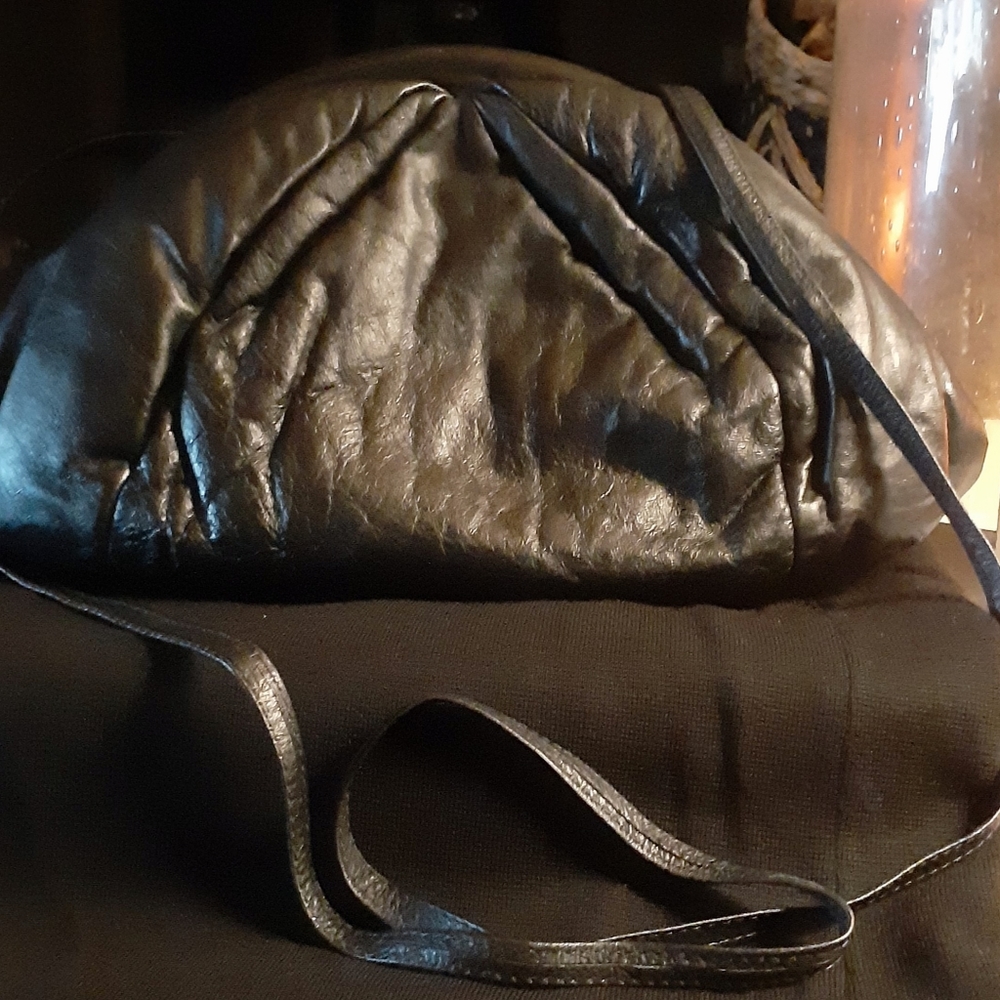 VINTAGE 1980S FIFTH AVENUE BAGS LEATHER BAG